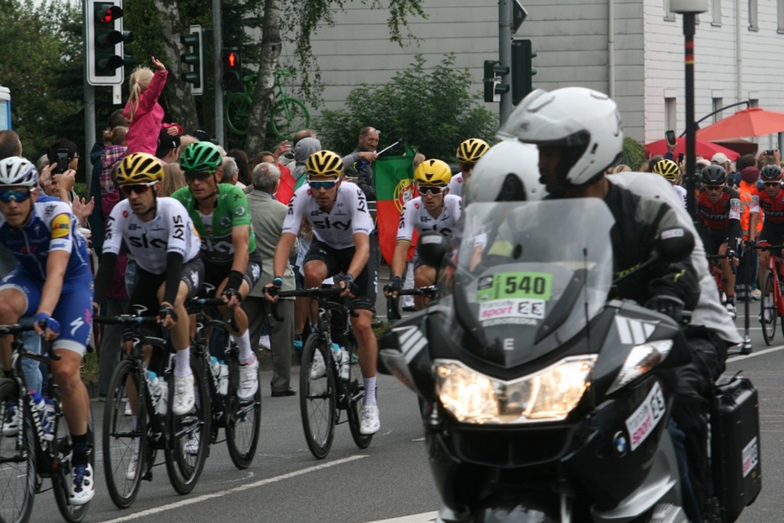 Bernal takes Tour lead as hailstorm stops stage